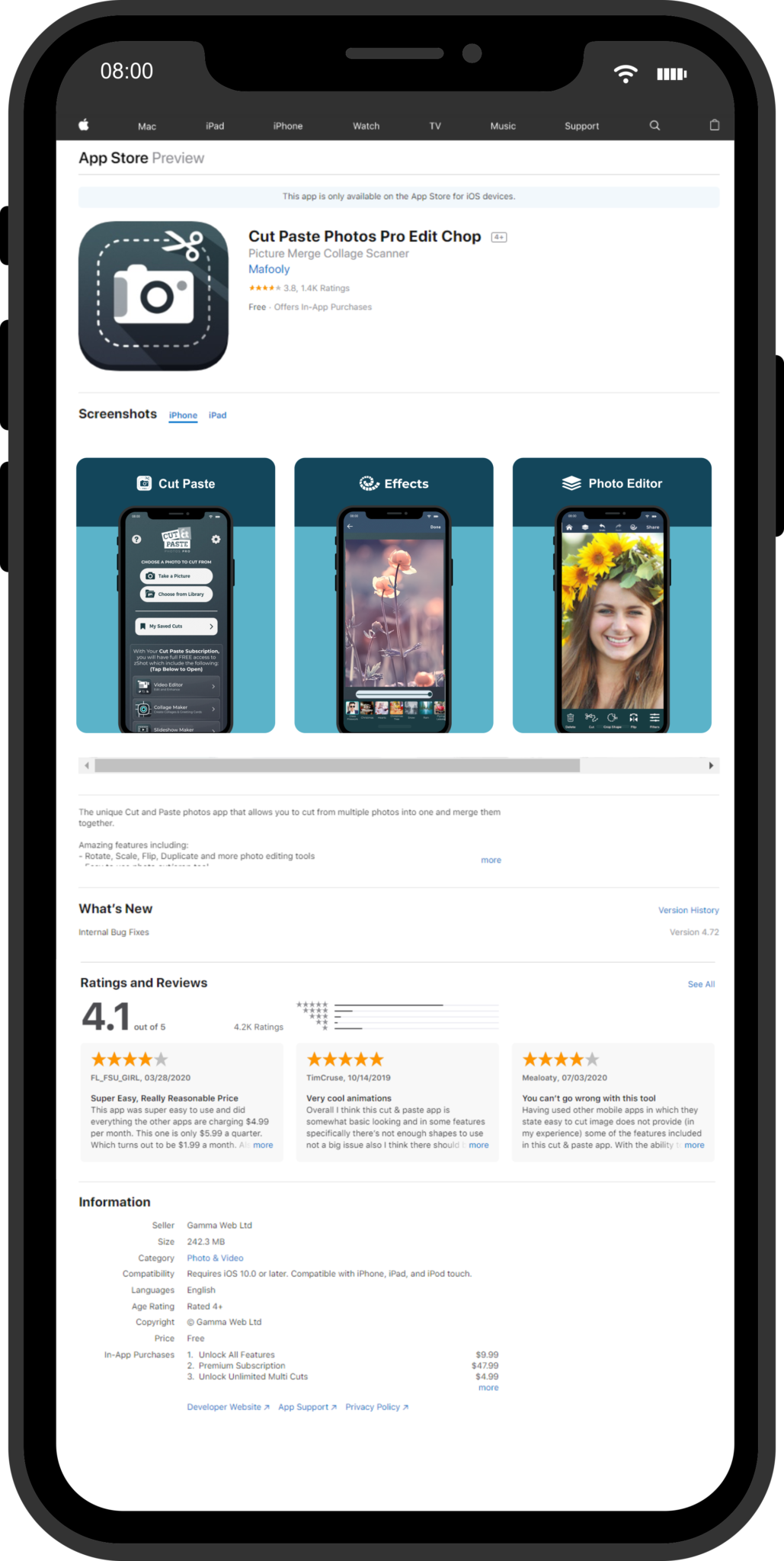 Cut and Paste Photo Editor Your iOS Pro Editor on the Go!
